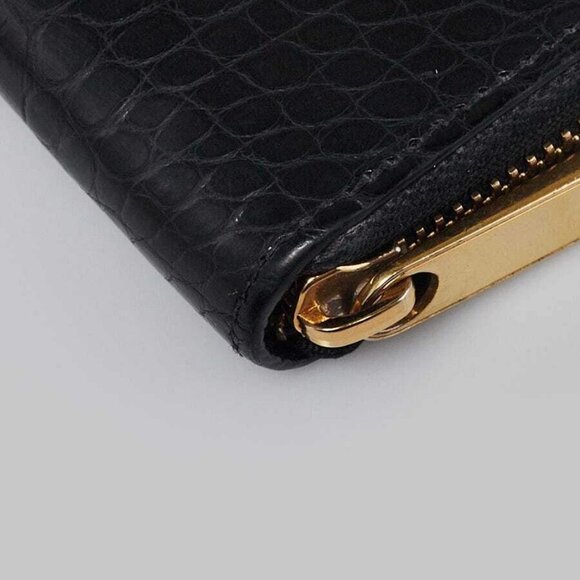 Louis Vuitton Black Alligator Zippy Wallet - Picture 4 of 11